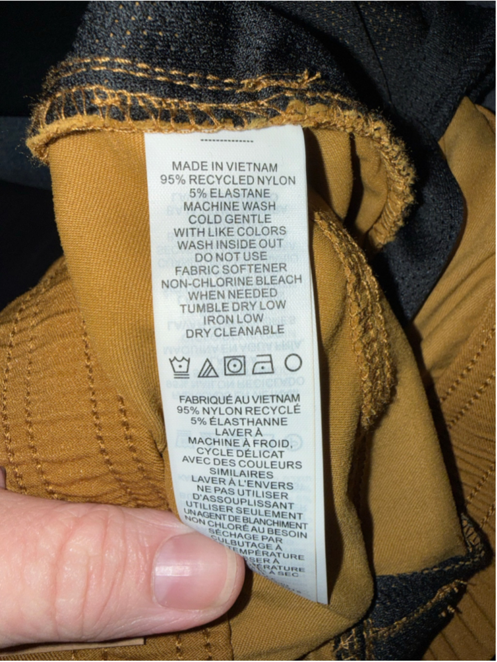Women's Prana Joggers size 22W Mustard Yellow Athletic Pants E Waist Jogger Plus - Picture 16 of 16